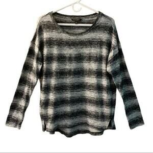 Banana Republic Color Block Hi-Low Slub Striped Sweater Size Small